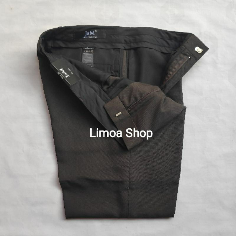 Celana Pria Formal JsM Slimfit Coklat JM 02