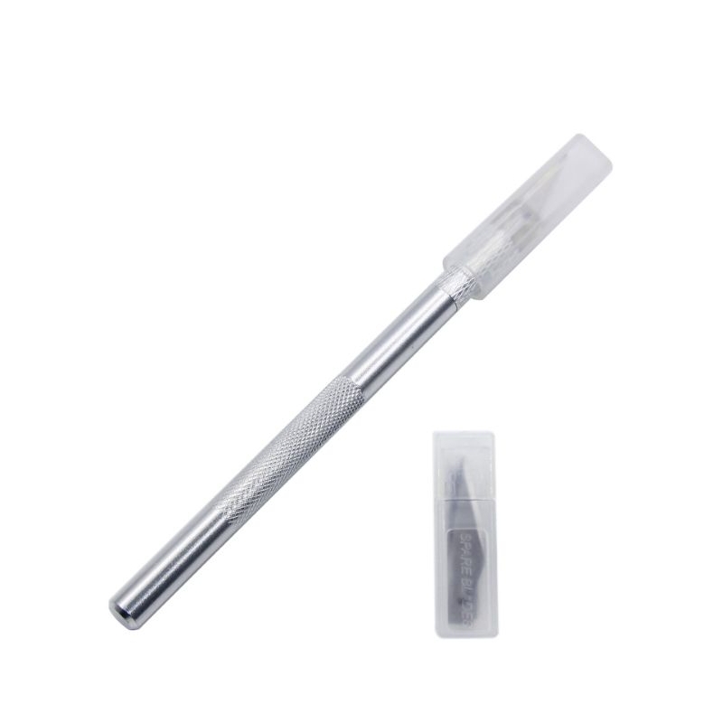 Pisau IC Set dengan Mata Pisau Bedah Bonsai / Pisau Cutter IC Set