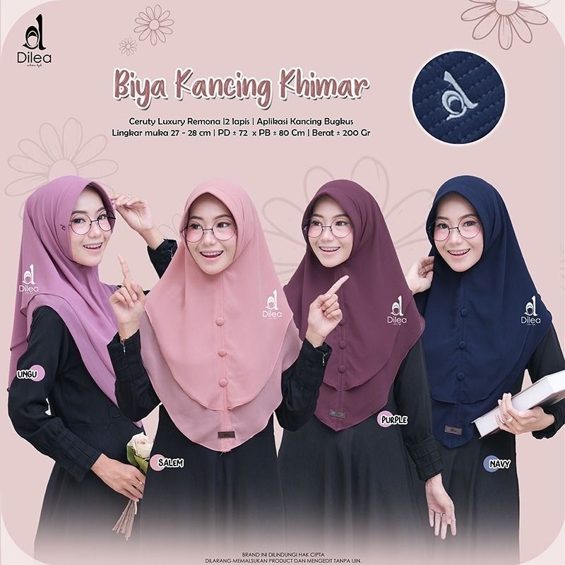 (HABIS) BIYA KANCING RAQUMI DAILY KHIMAR MINI PREMIUM KHIMAR PESTA KHIMAR KONDANGAN  rera milo rera 