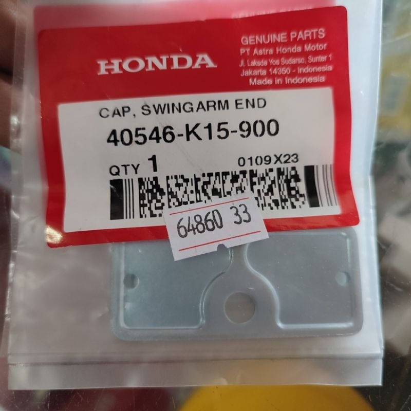 40546-K15-900 Cap Swingarm End Tutup Spaner Penyetel Rantai ORI Honda CB150 R Old