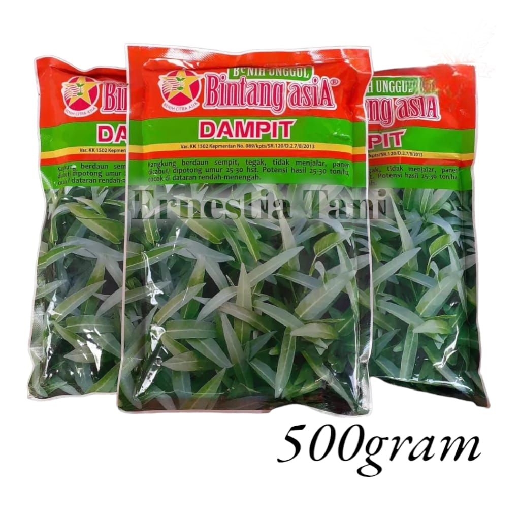 Bibit Kangkung Daun Sempit DAMPIT Isi 500 Gram | Benih Kangkung Daun Sempit