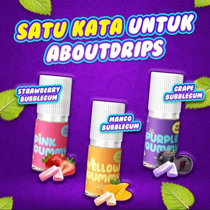 Foom Gummy Series Purple Gummy Pink Gummy Yellow Gummy 30ml 30mg Satlnic by Foom