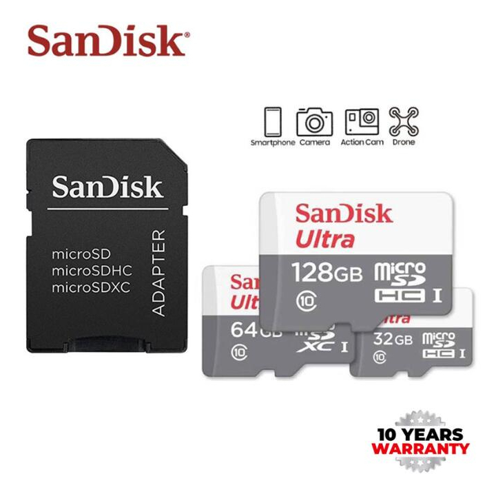 Local Stock 100% Original Memory card 16GB/32GB/64GB/128GB/256GB/512GB Transfer Up to 100Mbps Extrem