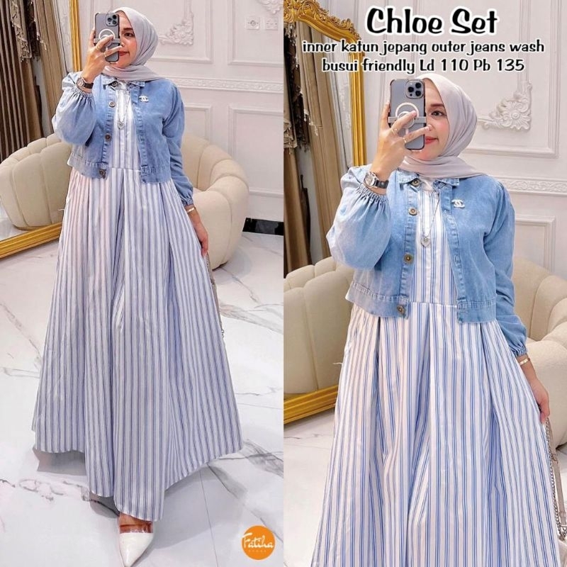 CHLOE SET BY FATIHA/HS MAXI BY FATIHA