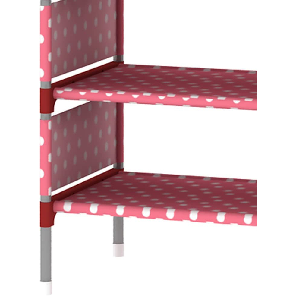 RAK SEPATU 4 SUSUN - Rak Sepatu Sandal Multifungsi 4 susun Stainless Steel Bongkar Pasang Rak Penyimpanan Sepatu Rapi Murah