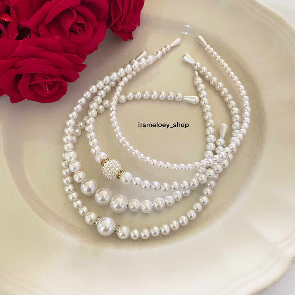 Bando korea mutiara 1pcs satuan Bando korea mutiara pearl / Bando Mutiara