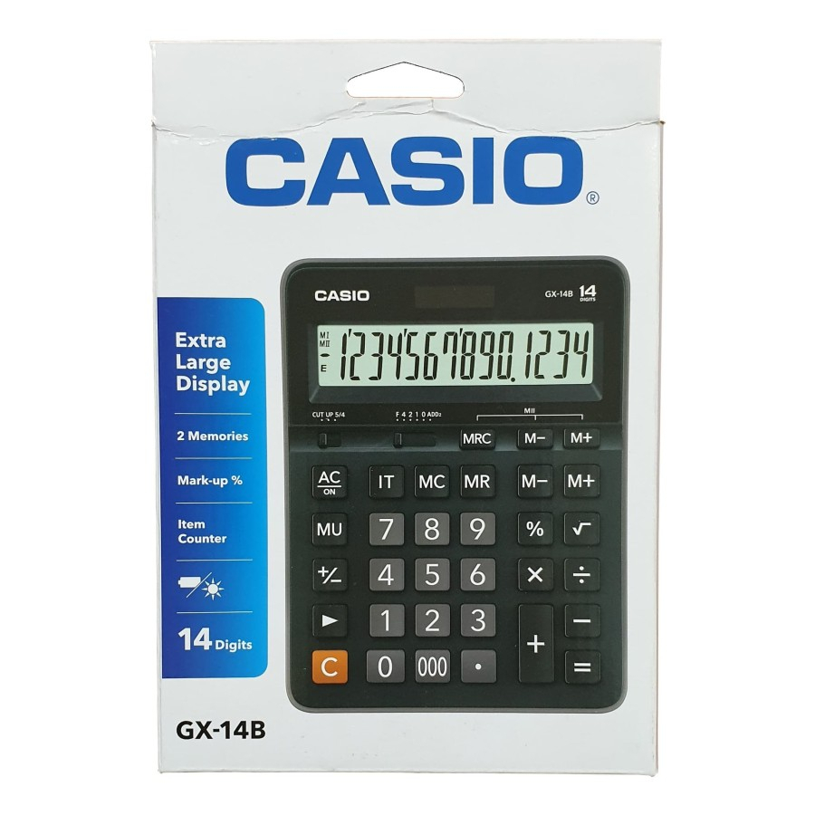 Calculator / Kalkulator Casio GX-14B / GX-14 B BK / 14 Digit