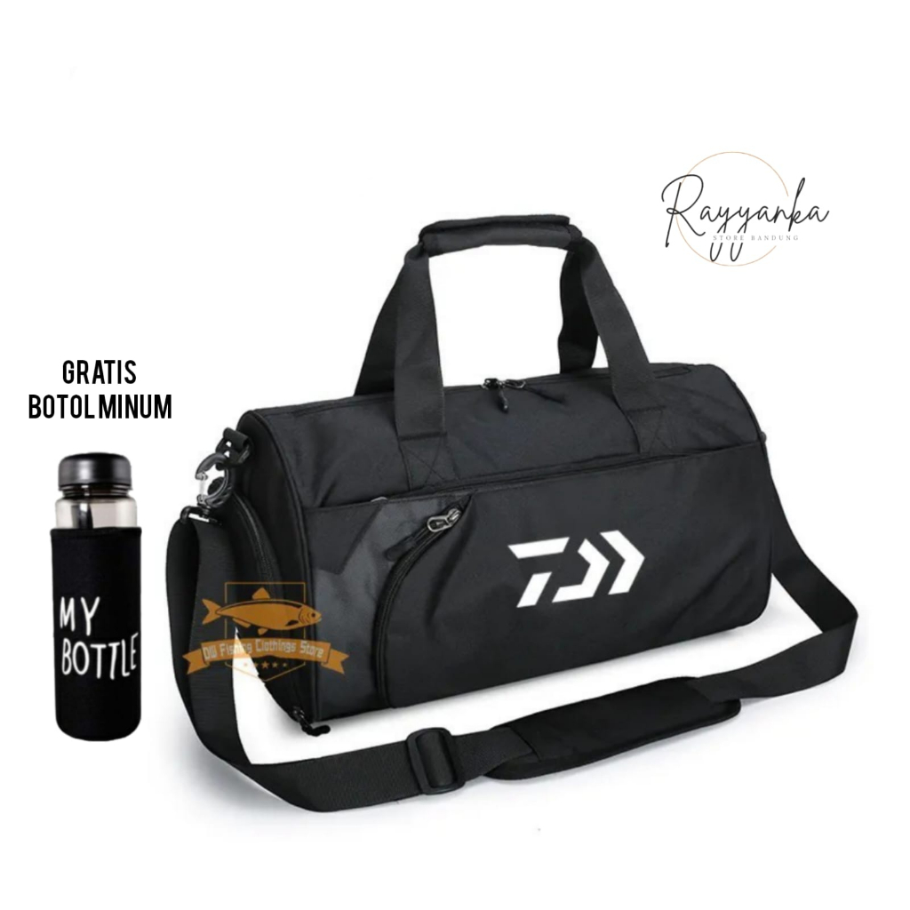 Tas Olahraga Pria Fitnes Gym Tennis Serbaguna Model Dx88 Gratis Botol Minum