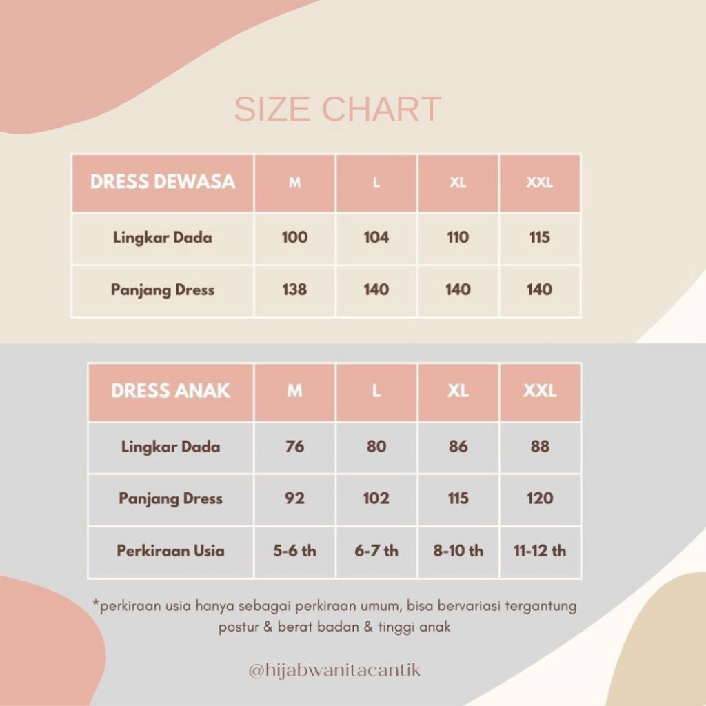 Hijabwanitacantik - Marwa Dress Dewasa MW34.3 Pink | Dress Printing Exclusive | Gamis Motif Premium-8