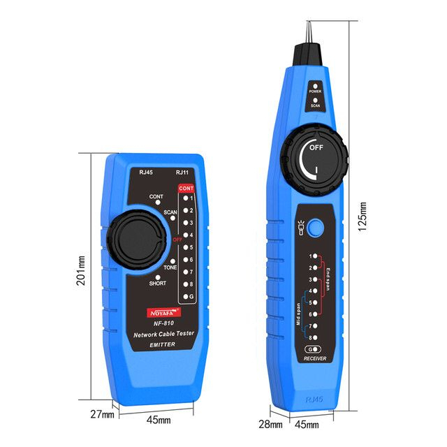 Noyafa NF-810 Network Cable Tracker with Wire Map Testing