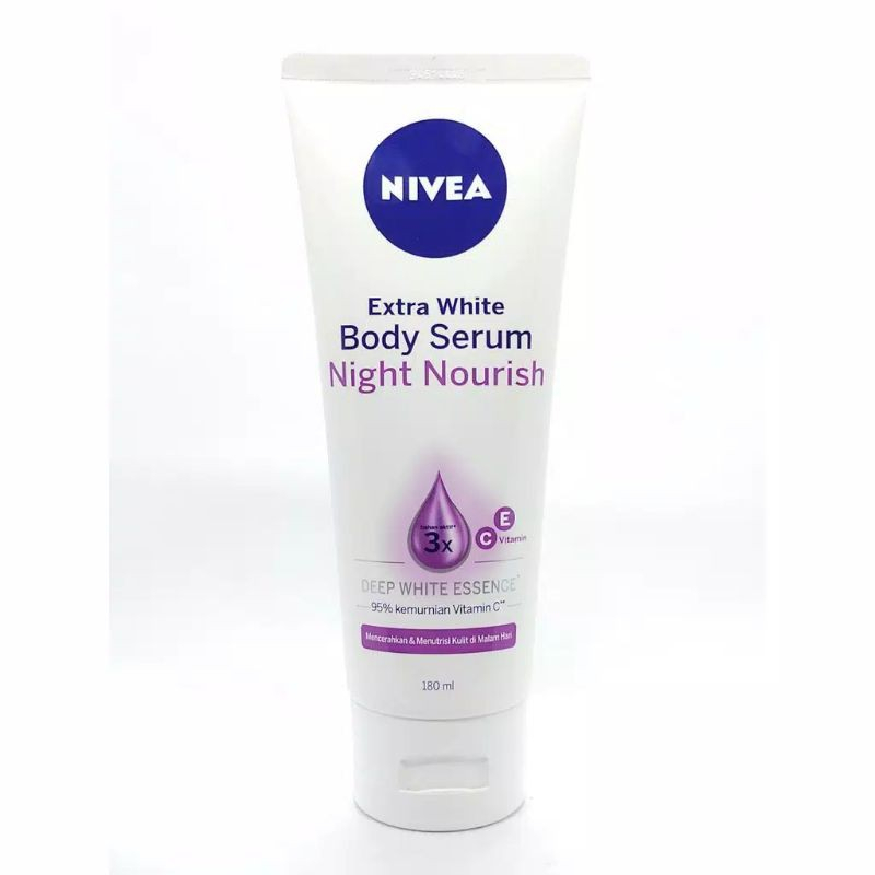 READY!!!NIVEA Extra White Night Nourish Serum 180 mL