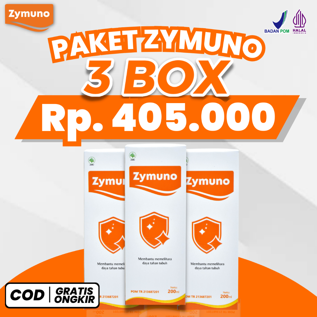 

ZYMUNO Paket 3 BOX Madu Vitamin Tubuh Dengan Ekstrak Meniran Daun Kelor Membantu Meningkatakan Imunitas Tubuh