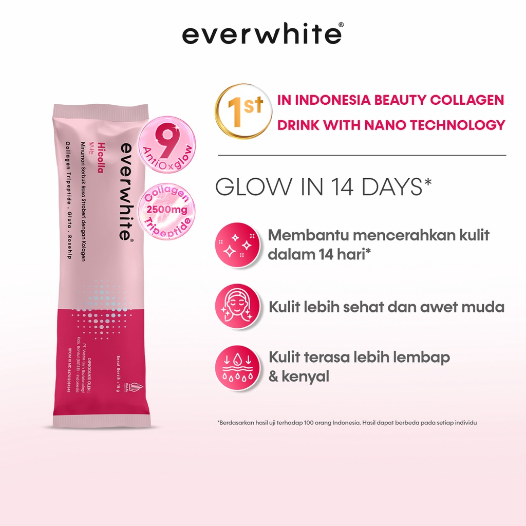 Everwhite Hicolla Strawberry – 20 sachet