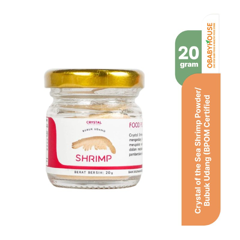 

Crystal of the Sea Shrimp Powder / Bubuk Udang 20 gr (BPOM Certified)
