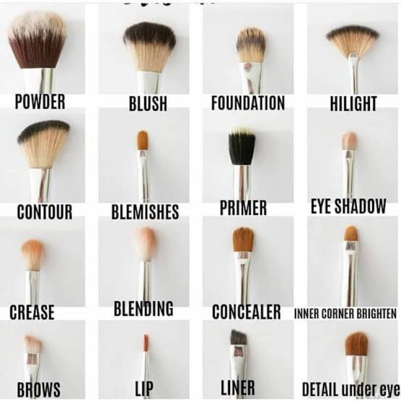KUAS MAKE UP ALL VARIAN / BRUSH MAKE UP / KUAS BLUSHON