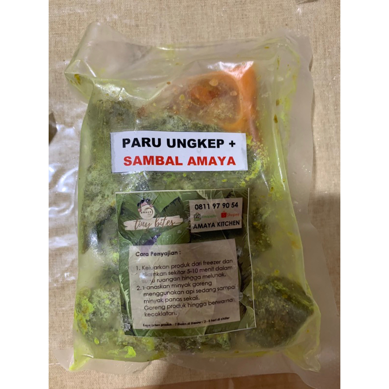 

Paru Ungkep dan Sambal (Frozen Food) by Amaya Kitchen