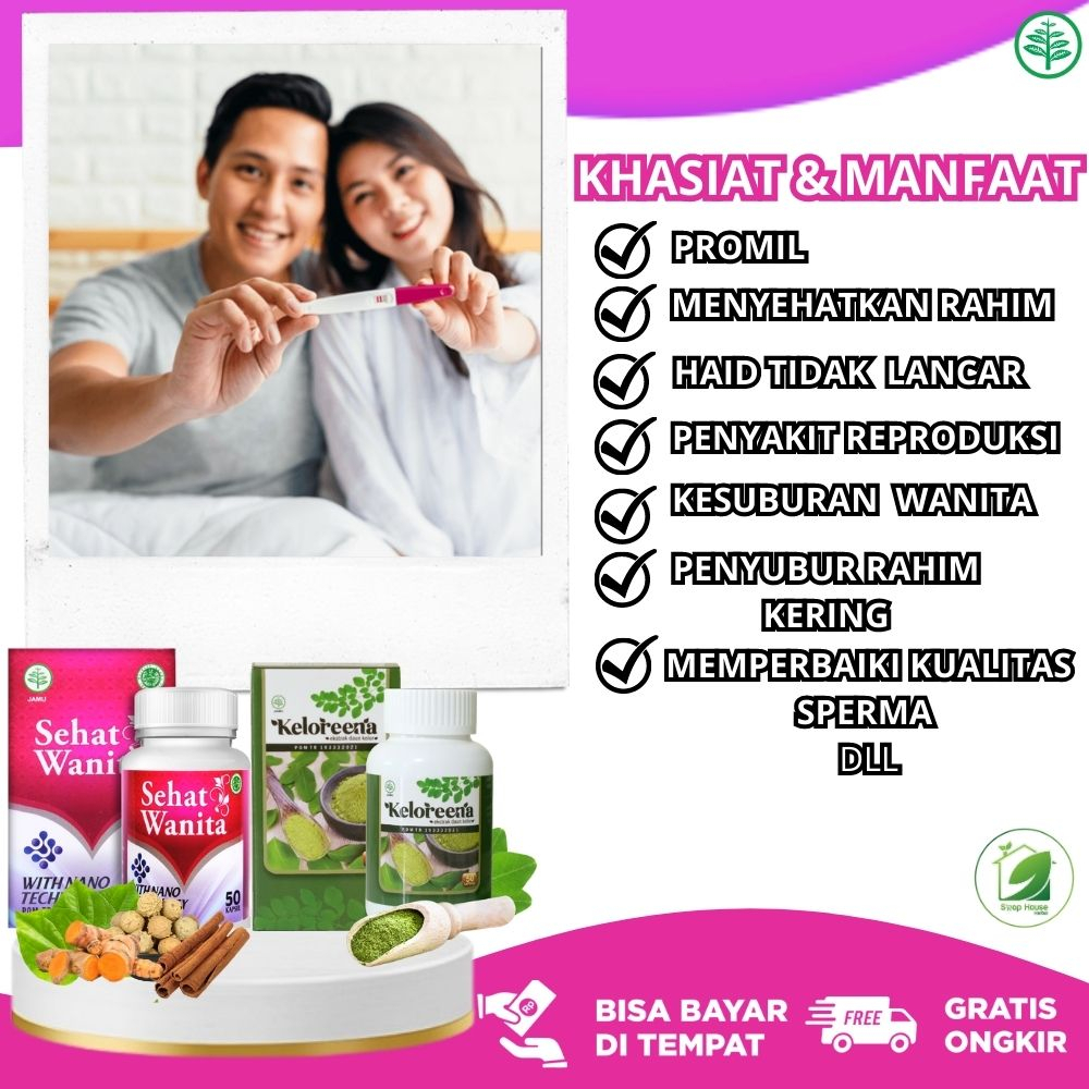 Obat Promil Suami Istri Obat Paket Program Cepat Hamil Herbal Penyubur Rahim Kering Jamu Kesuburan W