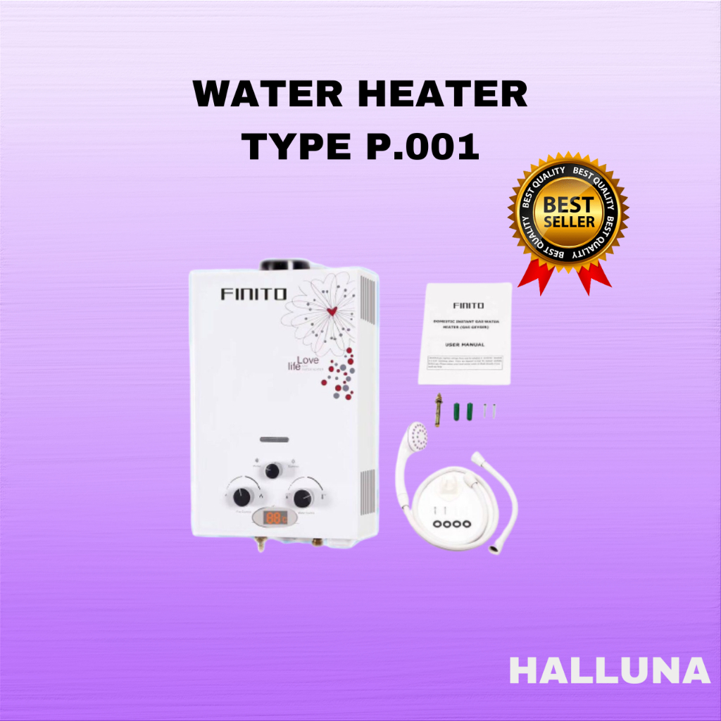 Gas Water Heater Pemanas Air Gas Lpg Tipe P.001