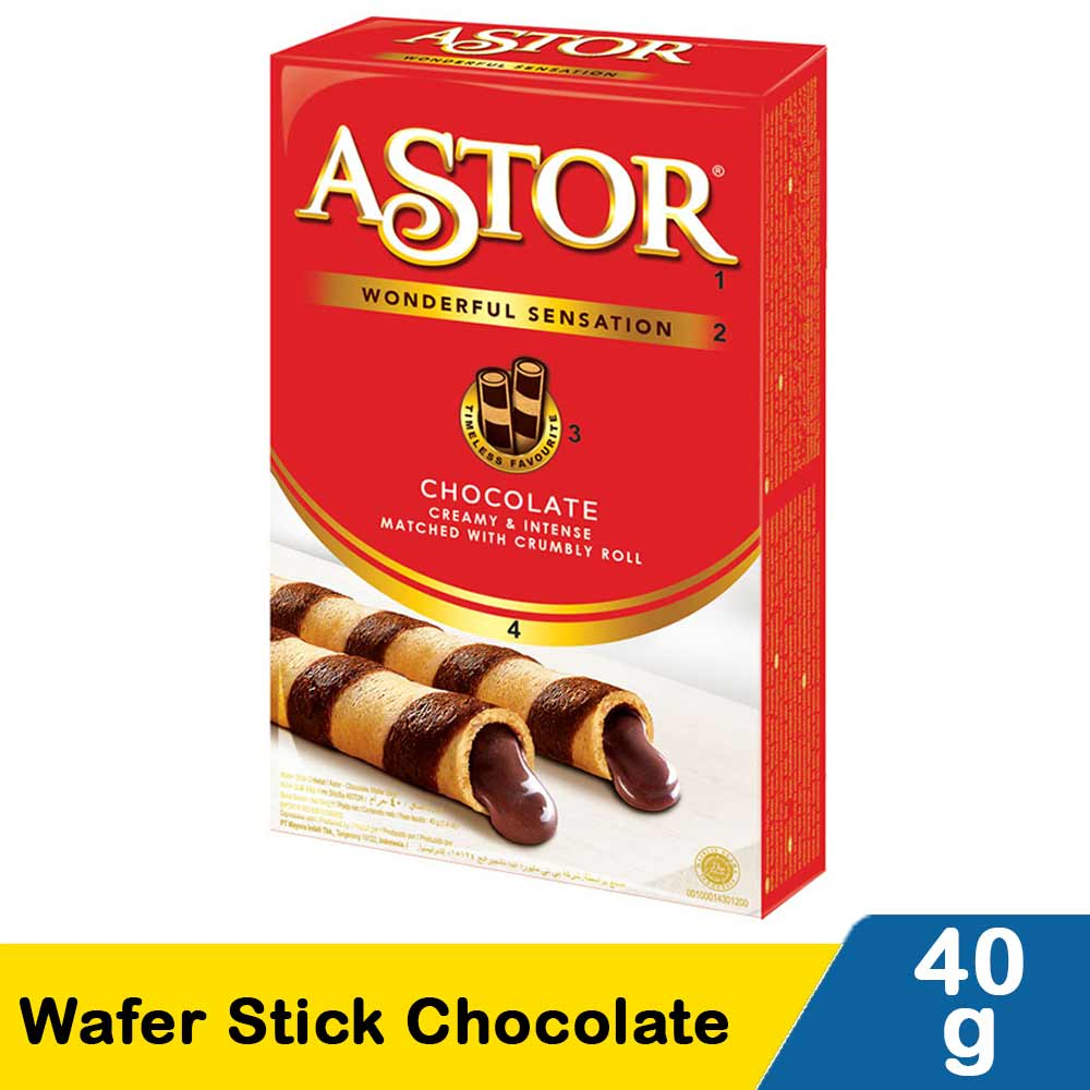 Astor Wafer Stick Chocolate 40G