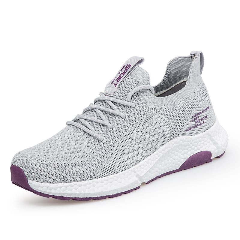 GROSIRTAS &quot;FREE BOX&quot; LV0191 Sepatu Sneakers Wanita Import Sepatu Sport Rajut Wanita