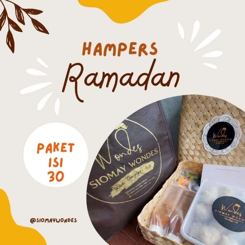 

Hampers Ramadhan Dan Hari Raya Paket Siomay Isi 30 Pcs