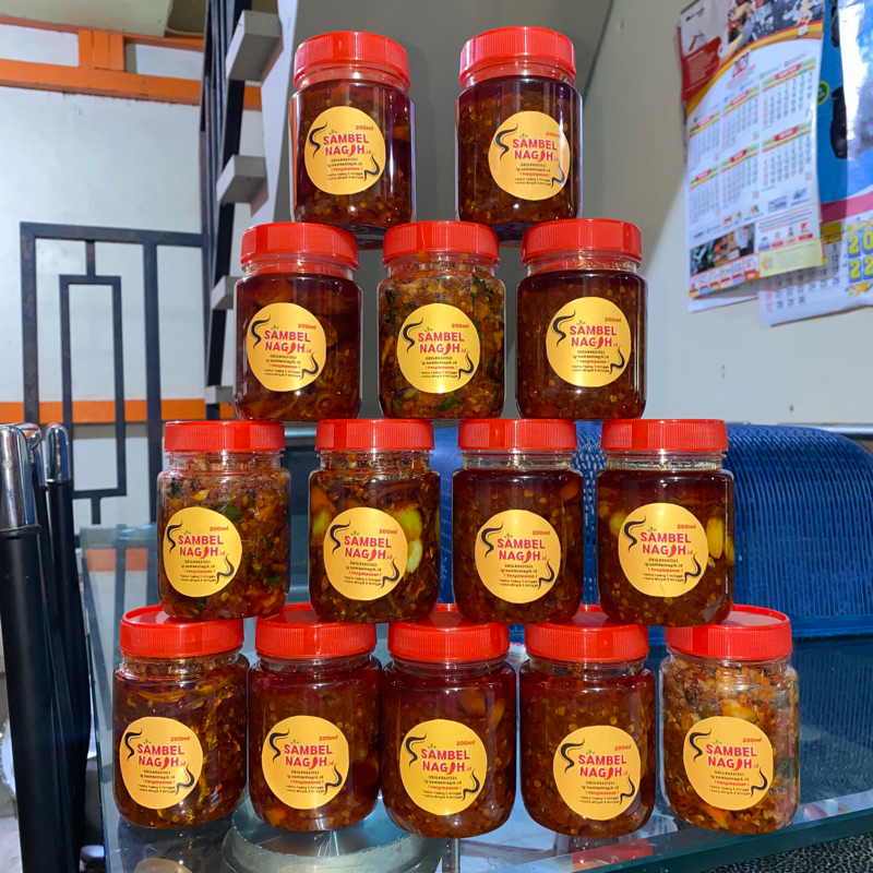 

SAMBEL NAGIH 150ml cumi asin/ayam suwir/tongkol suwir/ikan teri