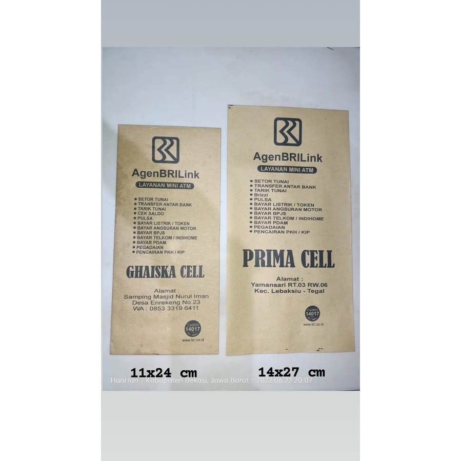 

Amplop uang costum AgenBRILink ( Baca Deskripsi )