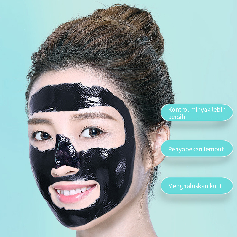 Ready Stock Blackmask Charcoal Masker Pembersih komedo 120g PENGHILANG KOMEDO MEMBANDEL , Anti Komedo Sadoer , Wajah Hidung Pembersih Komedo , ACNE BLACKHEAD REMOVER MASK