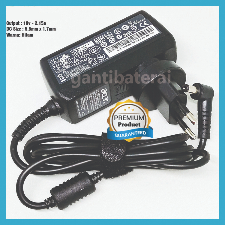 ORI Adaptor Charger Acer Aspire One Happy Happy2 19V - 2.15A