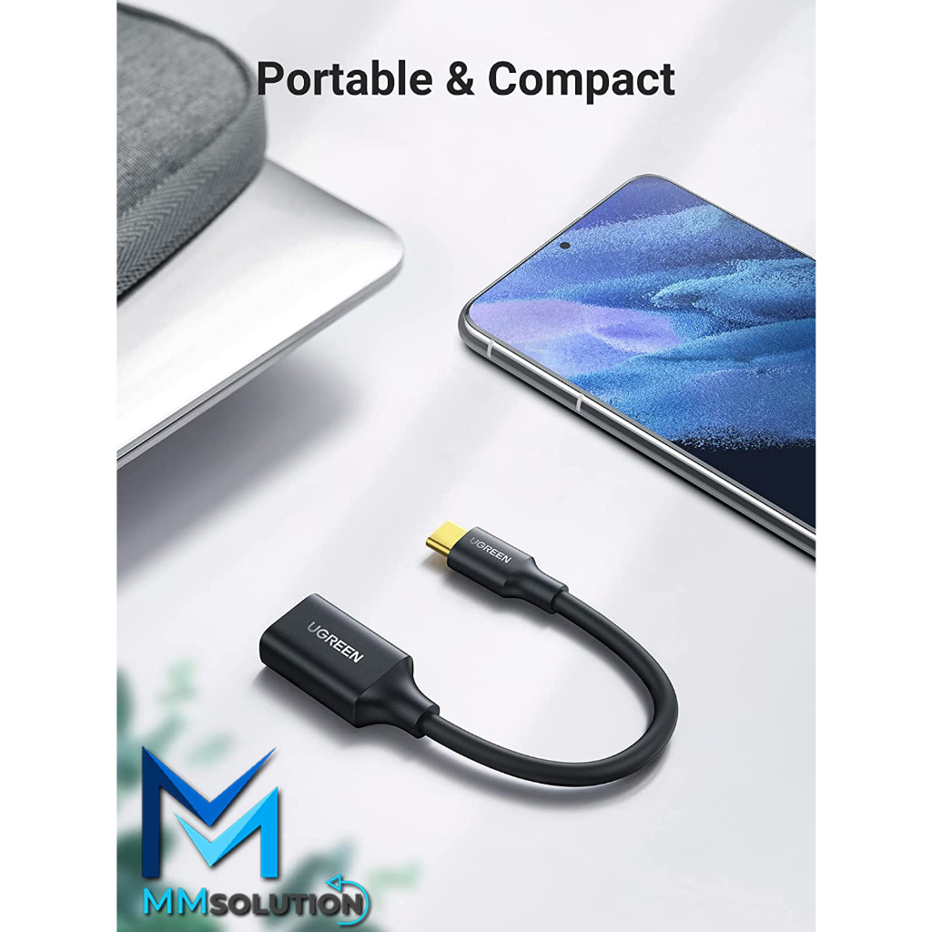 UGREEN OTG Type C Male to USB A 3.0 Female Adapter Converter 5Gbps - 30701 Rp40.000