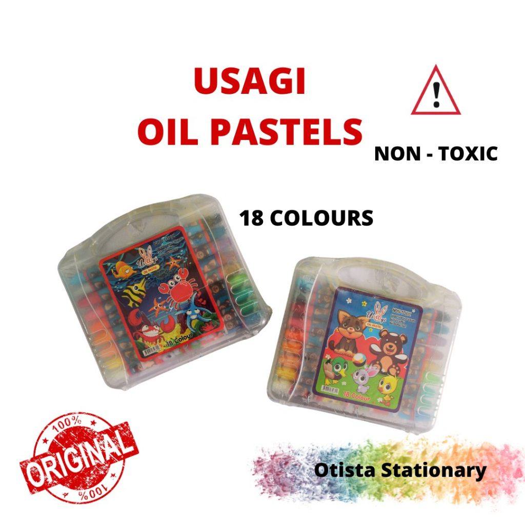 

Crayon Usagi 18 Warna/ Crayon Usagi/Oil pastel