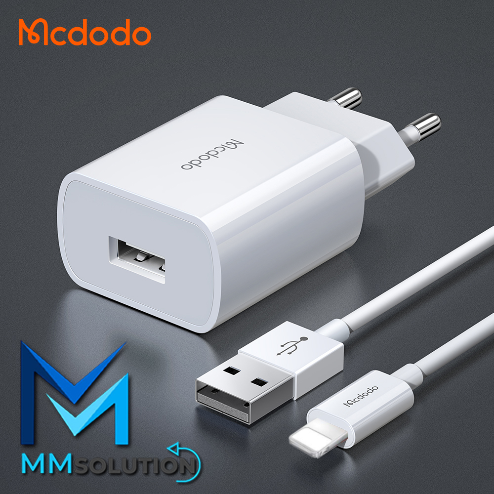 MCDODO CH-6631 Travel Charger Set iPhone - Charger + Kabel Lightning