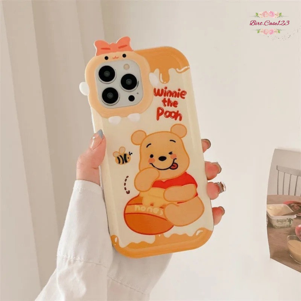 CUSTOM SOFTCASE PITACU FRAME KARAKTER CUSTOM THE POOH FOR IPHONE 6 7 8 6+ 7+ 8+ X XS XR XS MAX 11 12 13 14 PRO MAX BC7591