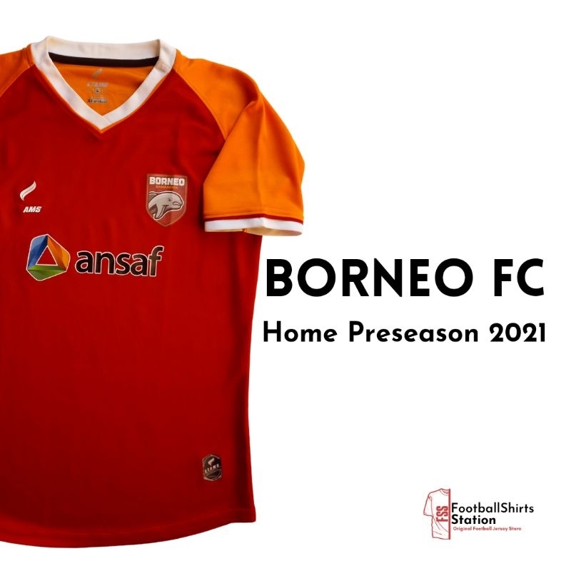 Jersey Borneo FC Home Preseason 2021 Size L Original Etams