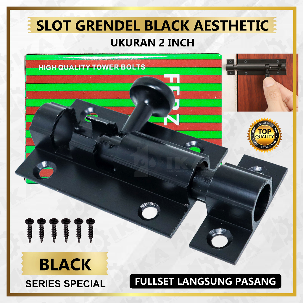 TERMURAH Grendel Stainless Stanlis Tebal Selot Pintu Selot Jendela Kunci Pintu Grende ANTI KARAT / Grendel Slot Pintu Jendela 1,5 inch, 2 inch, 3 inch, 4 inch, 5 inch / Grendel Pintu Stainless / Slot Jendela. / Slot Pintu Kuning 2&quot; l Jendela Plat Tebal Gr