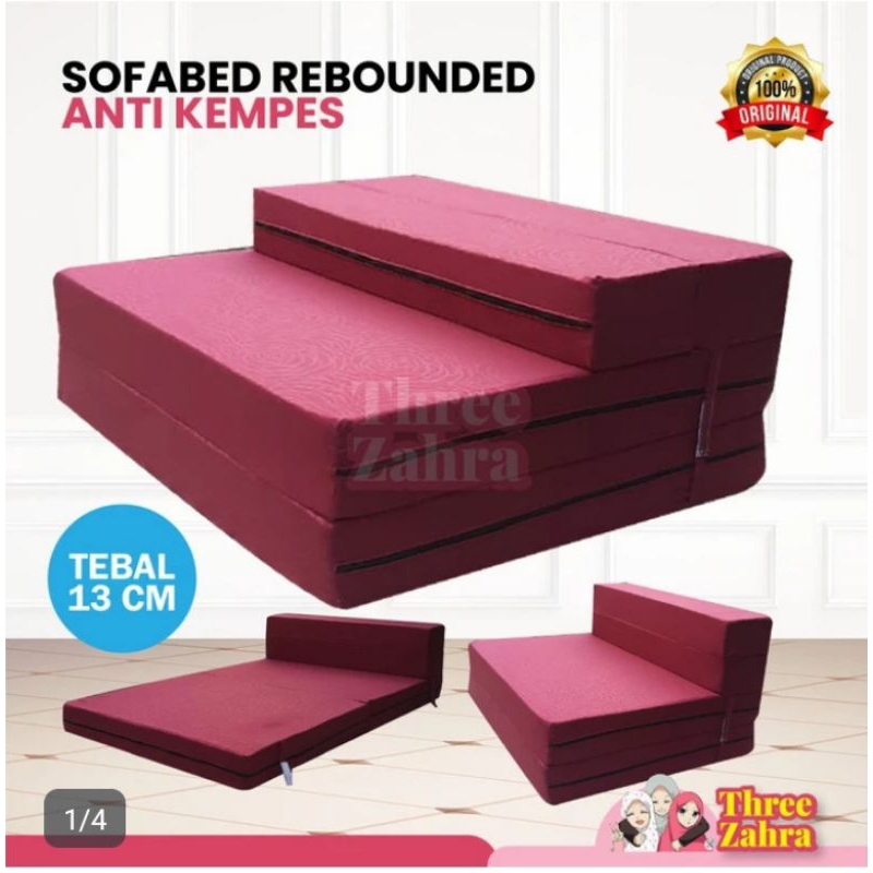 Sofa Single minimalis orthopedic original sofa bed  rebounded / sofa lipat double / orthopedic