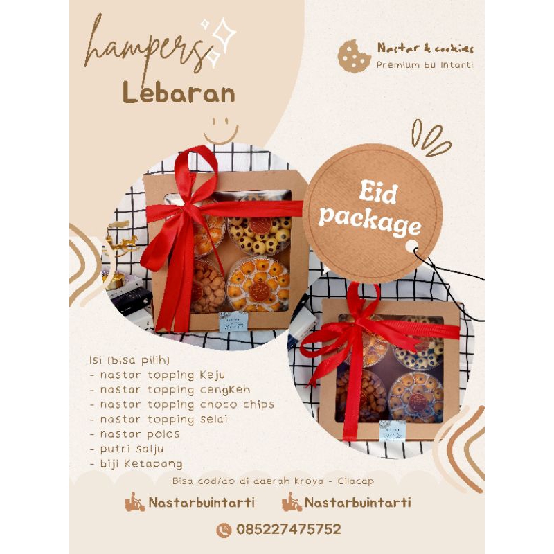 

hampers nastar hampers lebaran paket nastar isi 4 kue kering premium