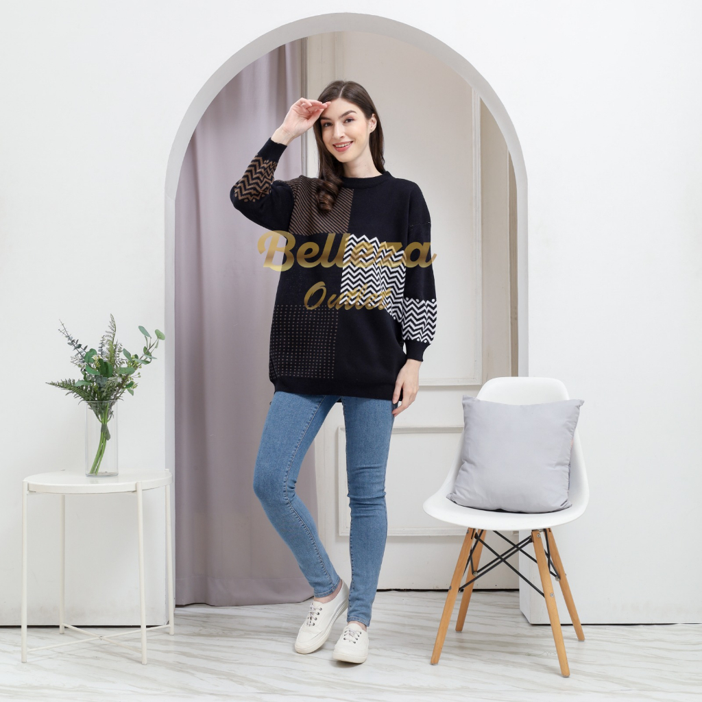 Belleza Outlet Sweater Slavina knit Bigsize Premium