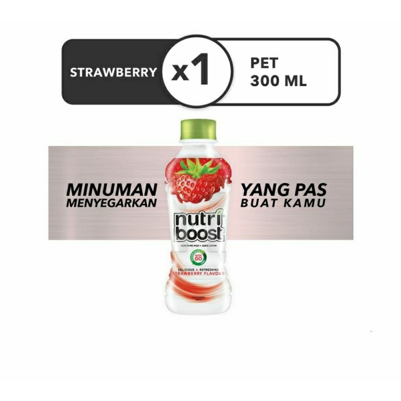 

NutriBoost 300ml Stroberi Pet