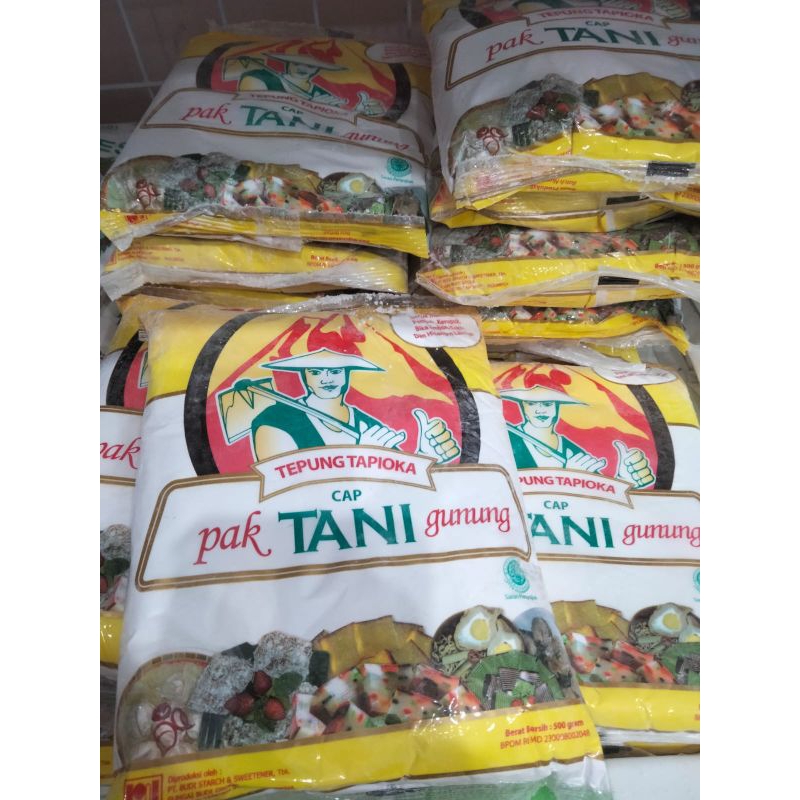 

Tepung tapioka pak tani gunung 500 gr