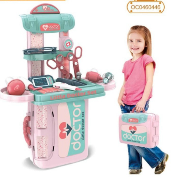 

Dijual Mainan Anak Little Doctor Set 3 in 1 Mini Koper Dokter 008-975A Diskon