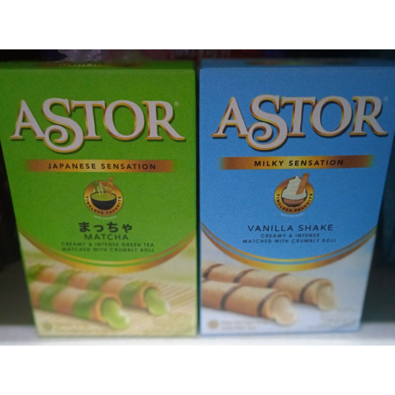 

Astor Rasa Vanila Shake dan Matcha 40 Gram