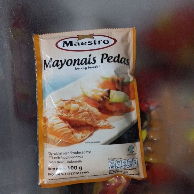 

Maestro Mayonqis Pedas 100gr