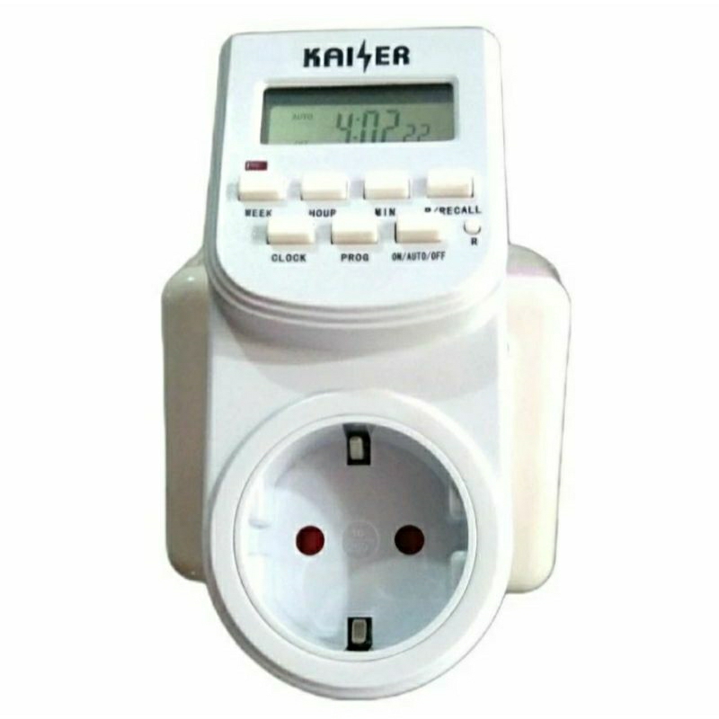 stop kontak timer digital Kaiser stop kontak digital timer