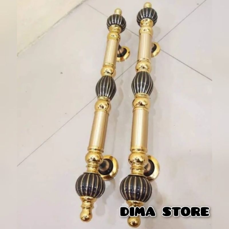 Pull Handle Kuningan  45 Cm Tarikan D 31 Pegangan Pintu Kupu Tarung Rumah Antik Modern Klasik