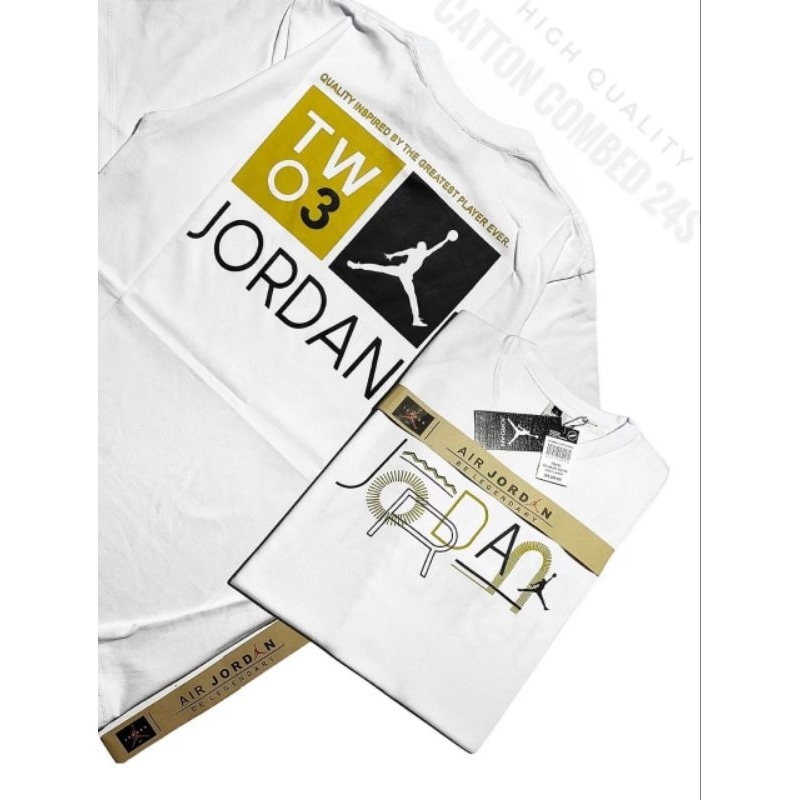 READY T-shirt Jordan Kaos Distro Dewasa Gambar depan belakang