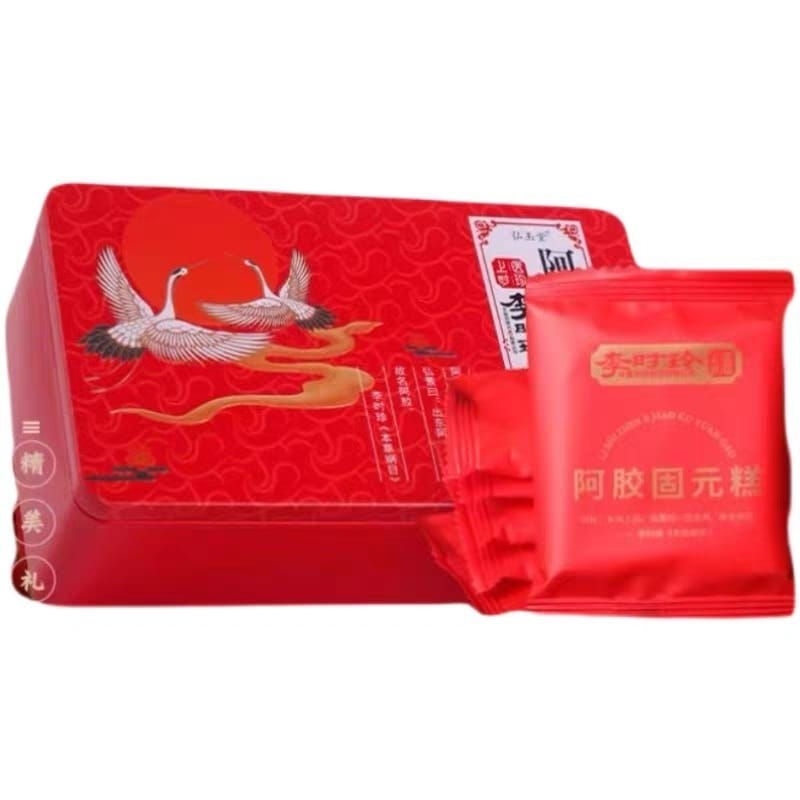 

李时珍阿胶糕 红枣枸杞味 Lishizhen Cake E jiao gao goji berry cemilan sehat siap saji 300g