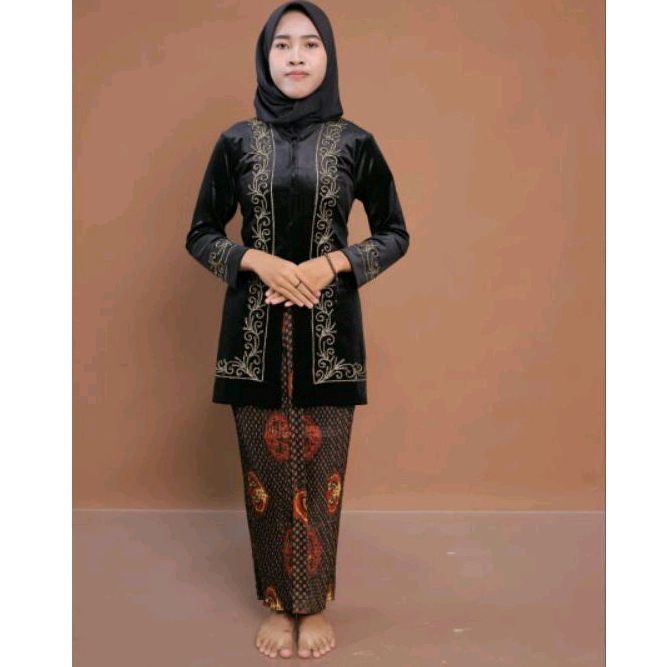 Set kebaya kartini ibu besan tunik