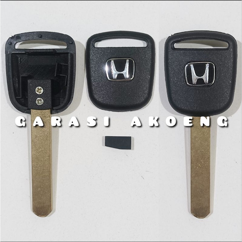 Kunci Duplikat Honda Brio City Brv Crv Jazz Mobilio Chip Immobilizer Id46 Key Blank Cadangan
