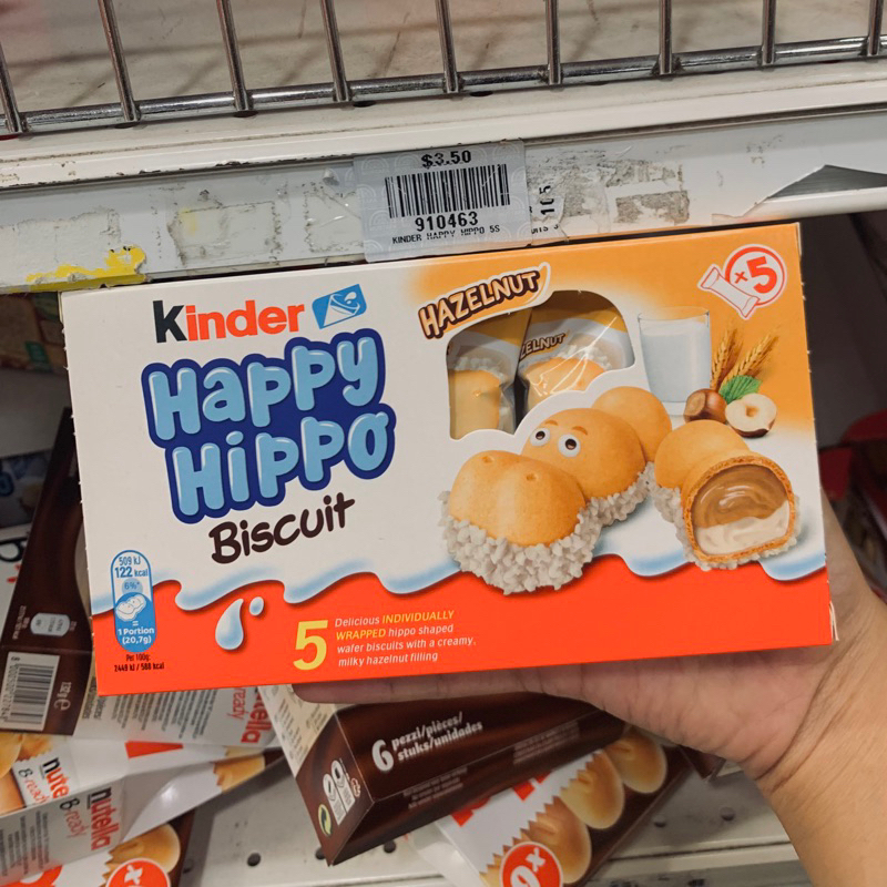 

Kinder Happy Hippo Hazelnut 5x20.7gr